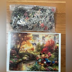 Disney Mickey and Minnie 400 piece puzzle with all the pieces